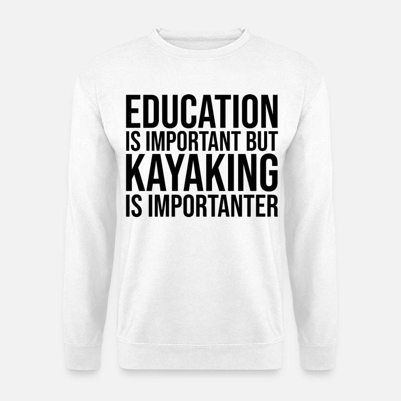 Kajak - Unisex Pullover - Weiß