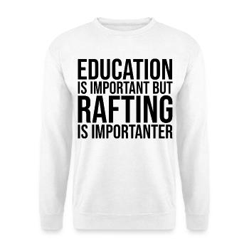 Rafting - Unisex Sweatshirt - white - Front