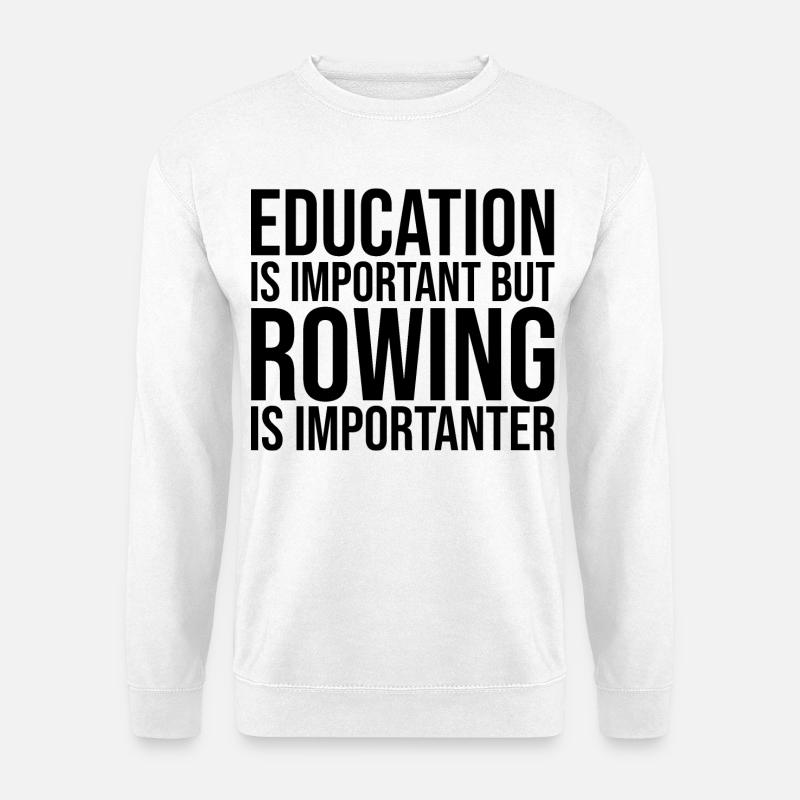 Rudern - Unisex Pullover - Weiß