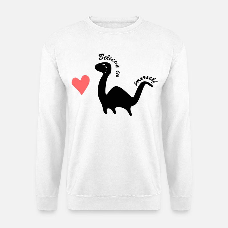 belive in yourself - Unisex Pullover - Weiß