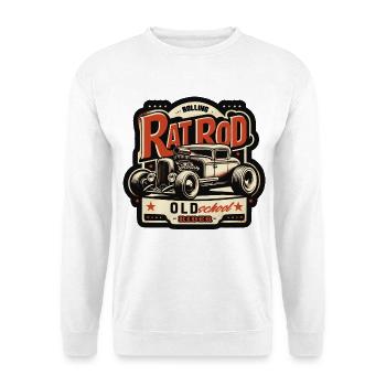 Ratsking Ratlook Shirt – Rustic Custom Style - Unisex Sweatshirt - white - Front