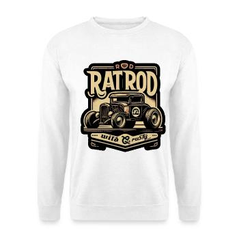 Chemise Ratsking Ratlook – Style rustique personnalisé - Sweat-shirt Unisexe - blanc - Devant