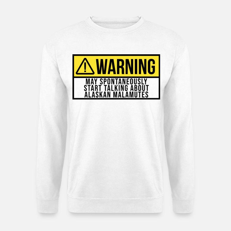 Malamute - Unisex Pullover - Weiß