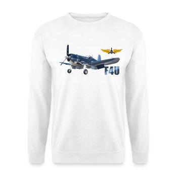 F4U Corsair - Unisex Pullover - Weiß - Vorne