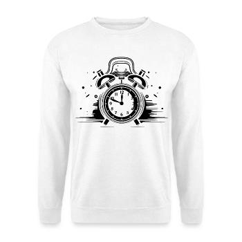 Clock Sketch - Unisex Sweatshirt - white - Front