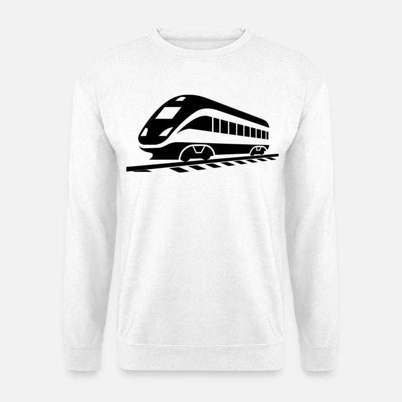 Eisenbahn - Unisex Pullover - Weiß