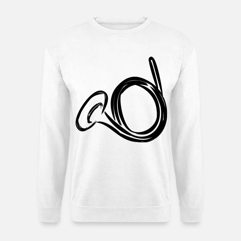 Bugle - Unisex Sweatshirt - white