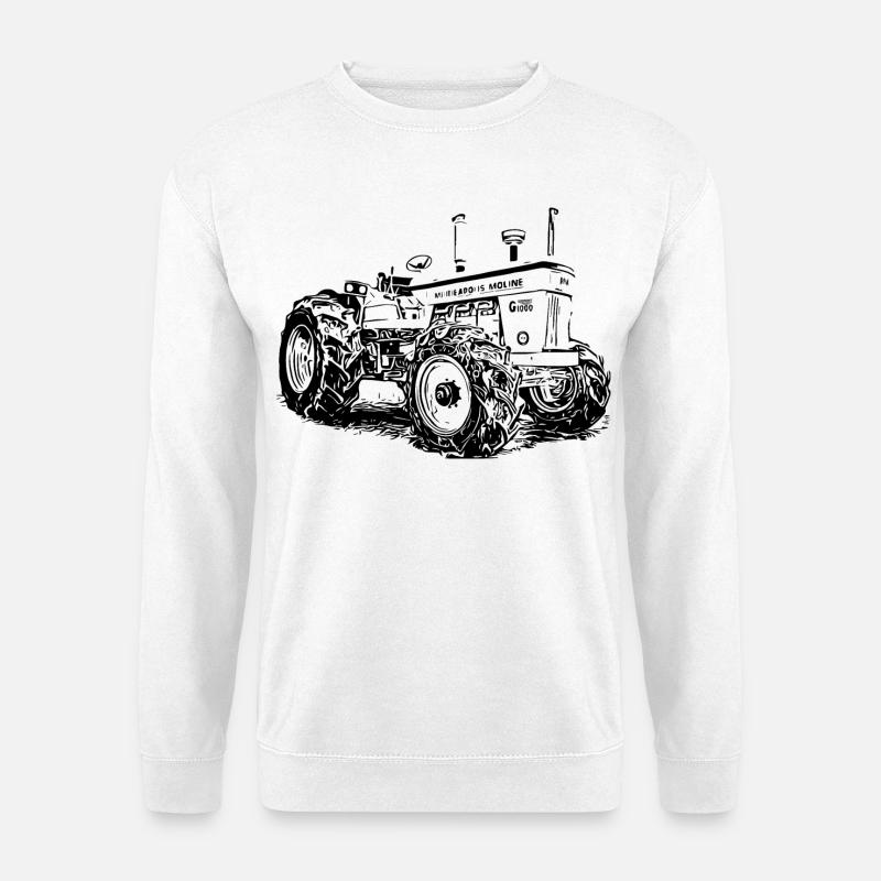Minneapolis Traktor G 1000 - Unisex Pullover - Weiß