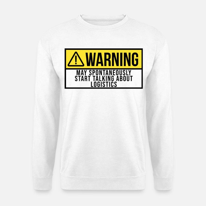 Logistik - Unisex Pullover - Weiß