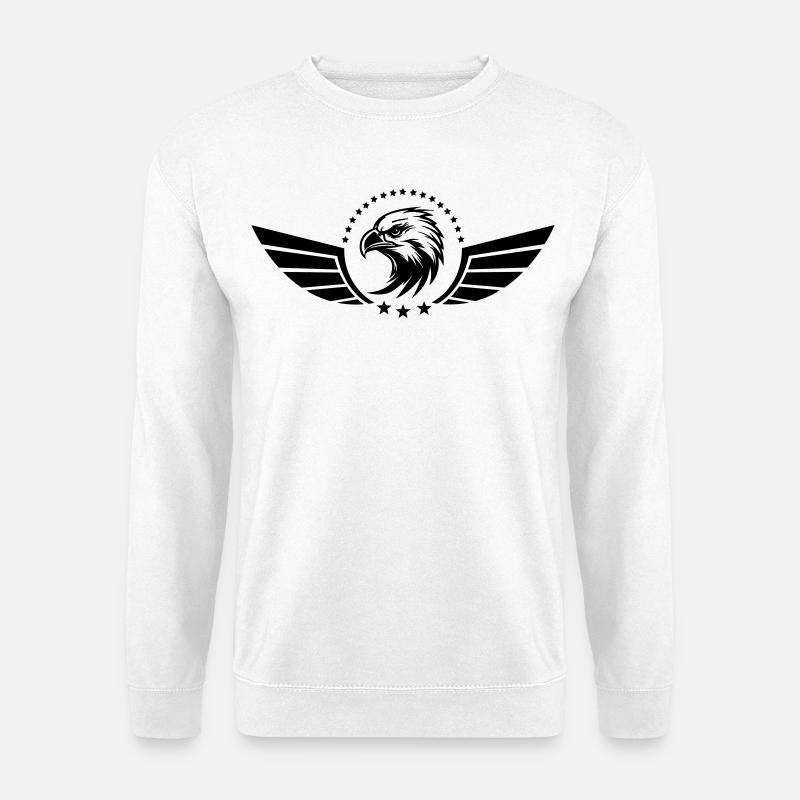 Eagle - Bird lovers - Unisex Sweatshirt - white
