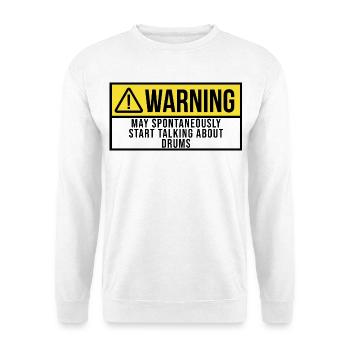 Drummer - Unisex Sweatshirt - white - Front