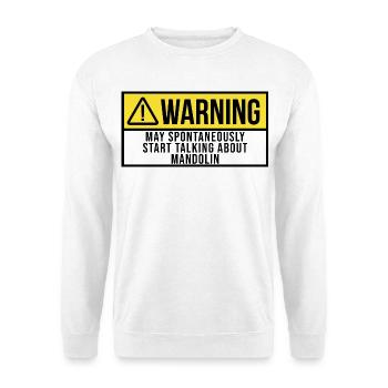 Mandoline - Unisex Pullover - Weiß - Vorne