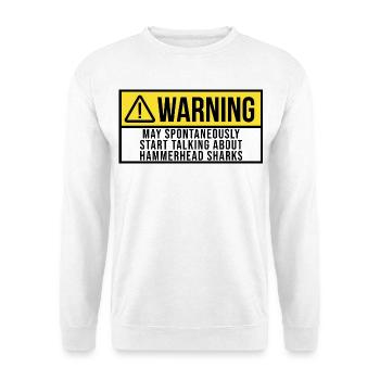 Hammerhead Shark - Unisex Sweatshirt - white - Front