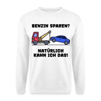Auto Statement Refueling Energy Storage Energy - Unisex Sweatshirt - white - Front