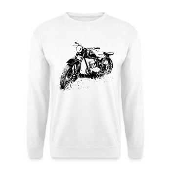 Zschopau GDR Motorcycle - Unisex Sweatshirt - white - Front