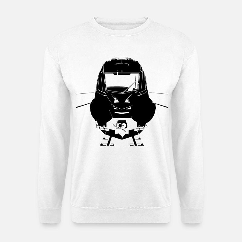 Eisenbahn - Unisex Pullover - Weiß
