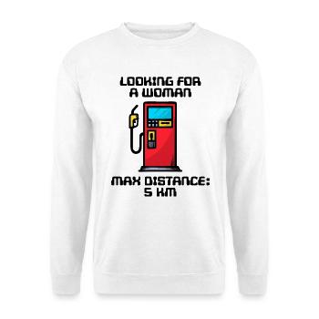 Electric Energy Refueling Statement Gas Station - Unisex Sweatshirt - white - Front
