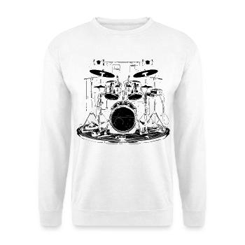 Piège - Sweat-shirt Unisexe - blanc - Devant