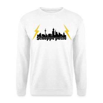 Schoppe petze ffm skyline - Unisex Pullover - Weiß - Vorne