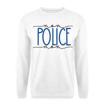 Policewoman Proud Mom Cute Gift - Unisex Sweatshirt - white - Front