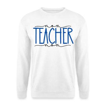 Professeur Fière Maman Mignon Cadeau - Sweat-shirt Unisexe - blanc - Devant