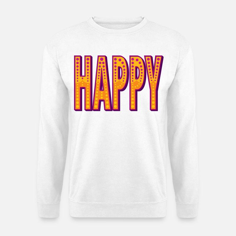 Fröhlicher Zirkusstil - Unisex Pullover - Weiß