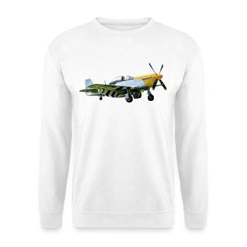P-51 - Unisex Sweatshirt - white - Front