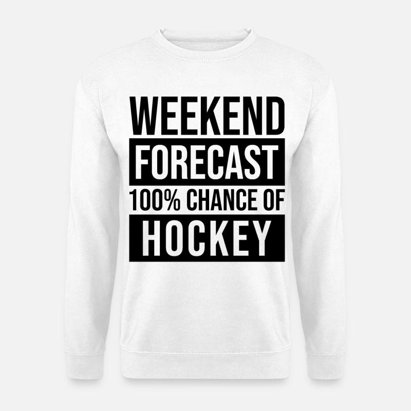 Hockey - Unisex Pullover - Weiß