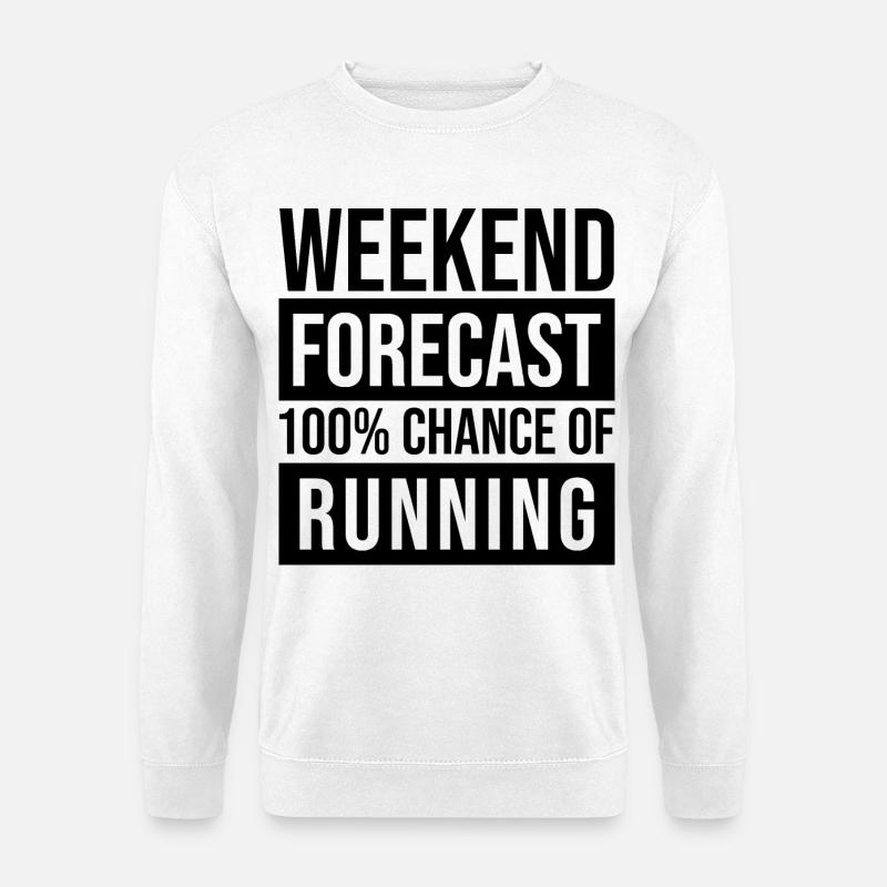 Running - Unisex Sweatshirt - white