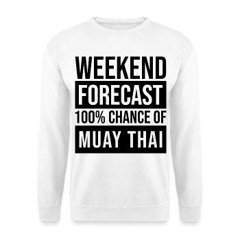Muay Thai - Unisex Sweatshirt - white - Front