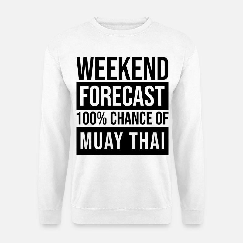 Muay Thai - Unisex Pullover - Weiß
