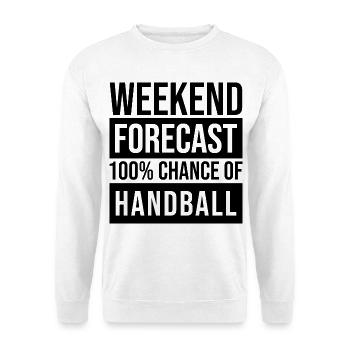 Handball Handball Handball - Sweat-shirt Unisexe - blanc - Devant