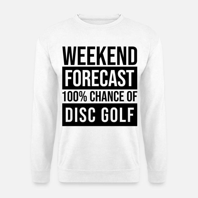 Discgolf - Unisex Pullover - Weiß