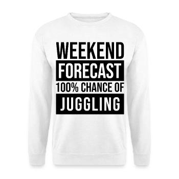 Juggler - Unisex Sweatshirt - white - Front