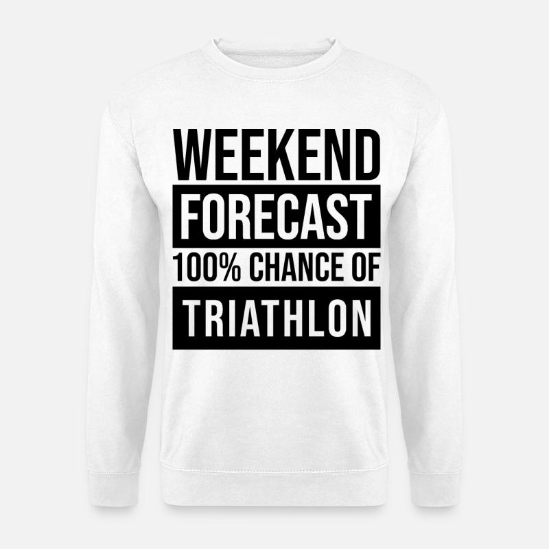 Triathlon - Unisex Pullover - Weiß