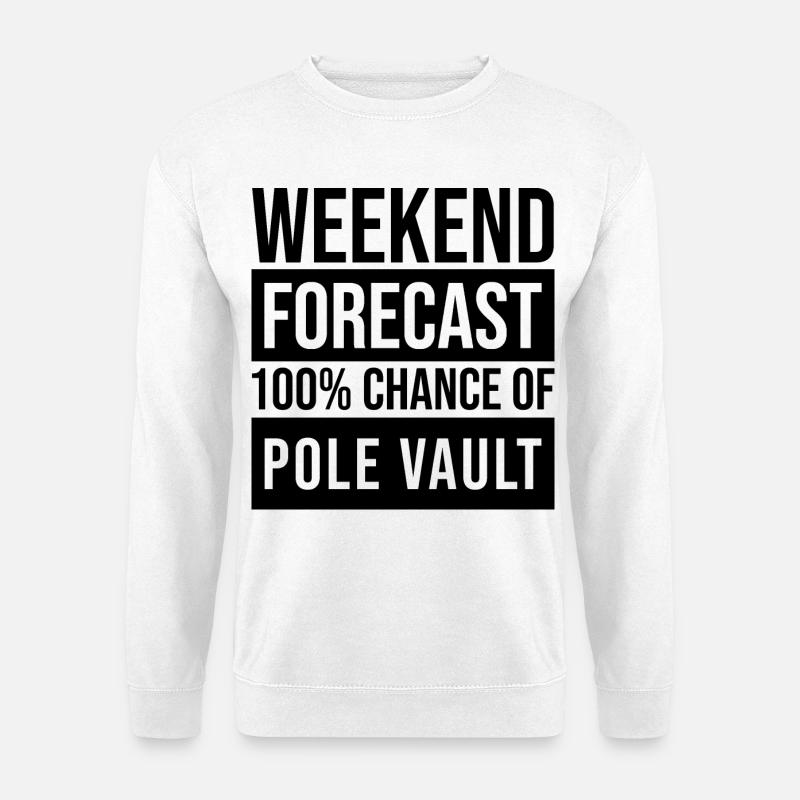 Pole Vault - Unisex Sweatshirt - white