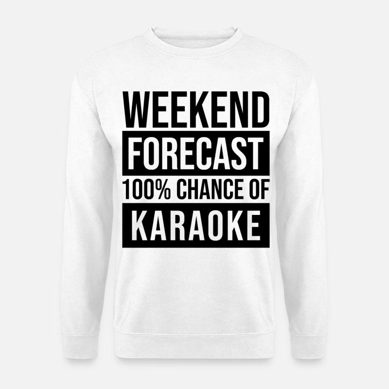 Karaoke - Unisex Pullover - Weiß