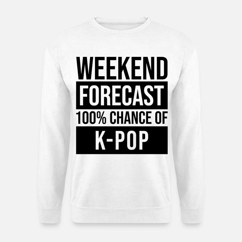 k pop - Unisex sweater - hvid