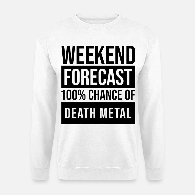 Death Metal - Unisex Pullover - Weiß
