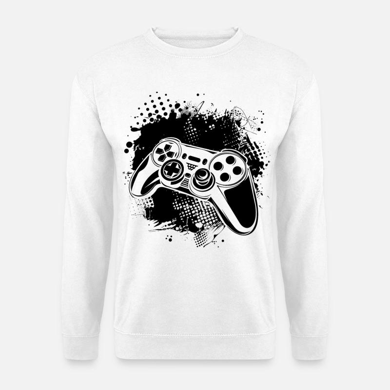 Game Controller - Unisex Pullover - Weiß