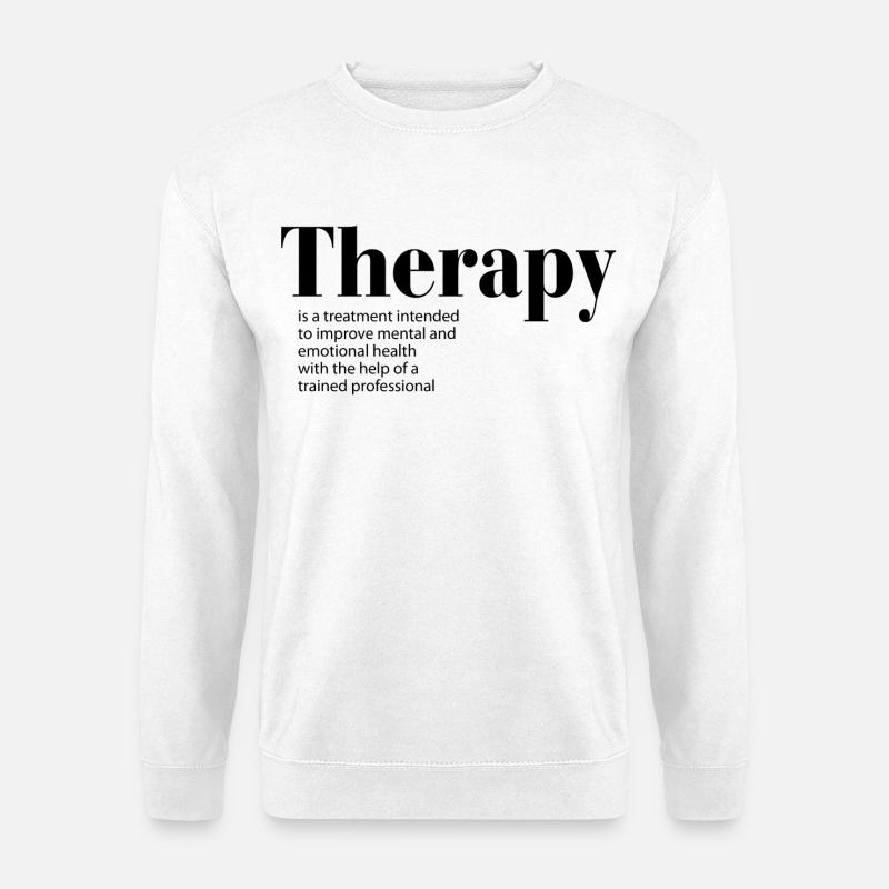 Therapy - Unisex Pullover - Weiß
