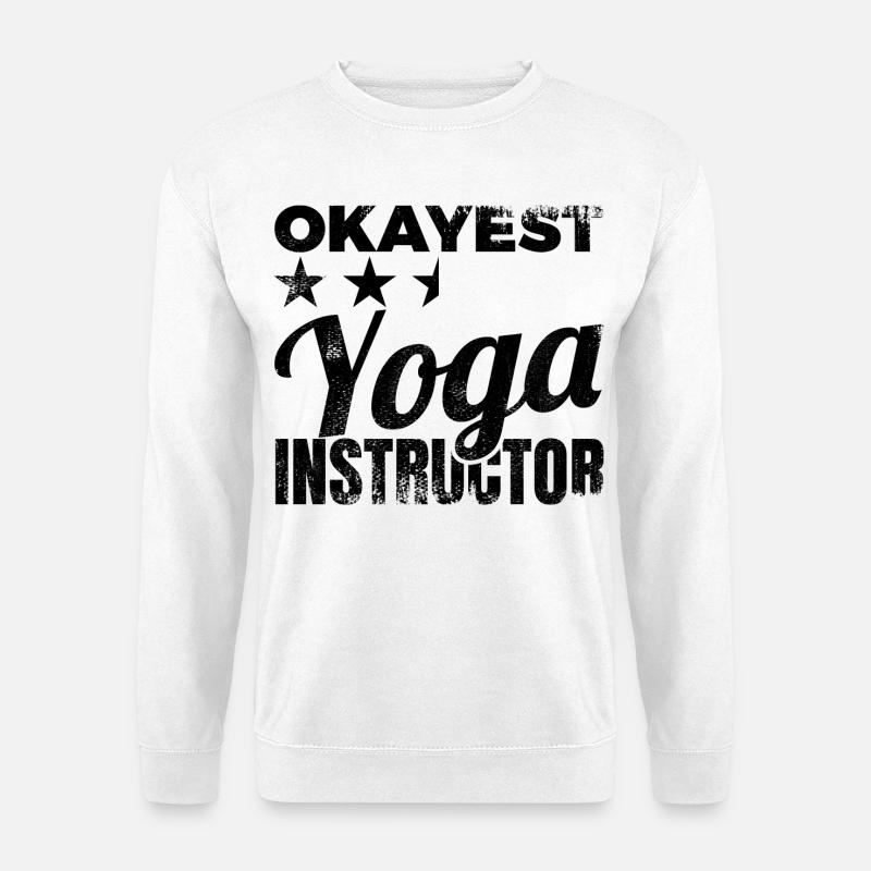 Okayest Yoga Instructor - Unisex Pullover - Weiß