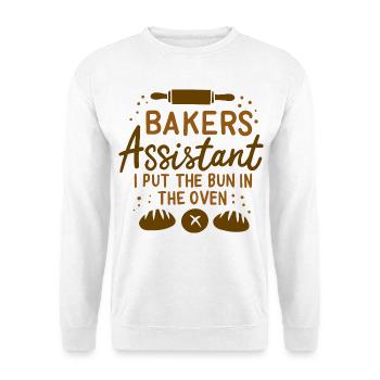 Compagnon boulanger - Sweat-shirt Unisexe - blanc - Devant