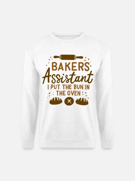 Compagnon boulanger - Sweat-shirt Unisexe - blanc