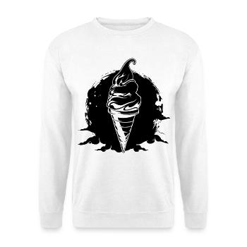 Ice cream - Unisex Sweatshirt - white - Front
