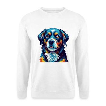 Berger De Beauce Hunderasse Bunte Karikatur Kawaii - Unisex Pullover - Weiß - Vorne