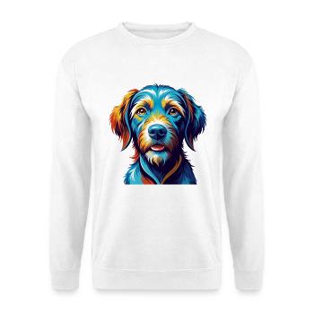 Fauve De Bretagne Dog Breed Cartoon Kawaii - Unisex Sweatshirt - white - Front