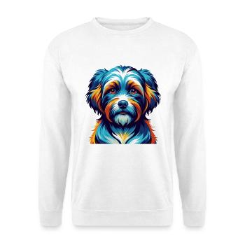 Race de chien havanais, dessin animé coloré, Kawaii - Sweat-shirt Unisexe - blanc - Devant
