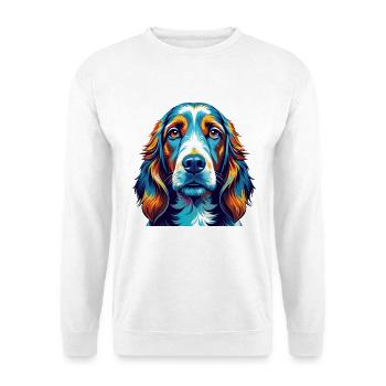 Basset Fauve De Bretagne Dog Breed Cartoon Kawaii - Unisex Sweatshirt - white - Front