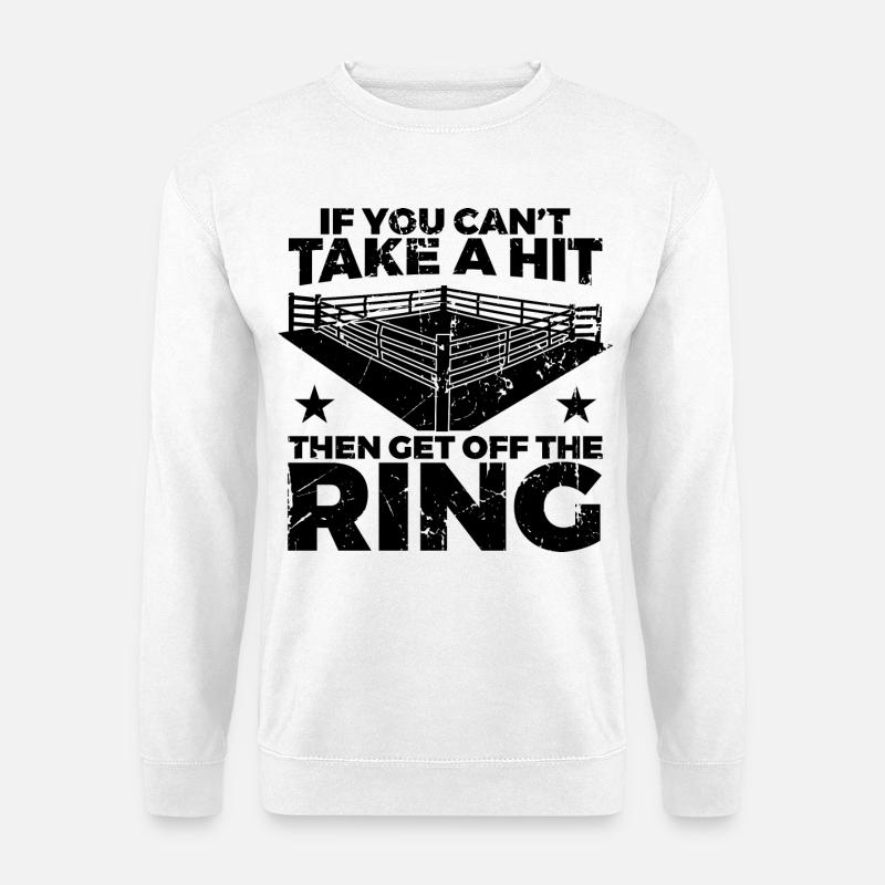 Boxerspruch - Unisex Pullover - Weiß